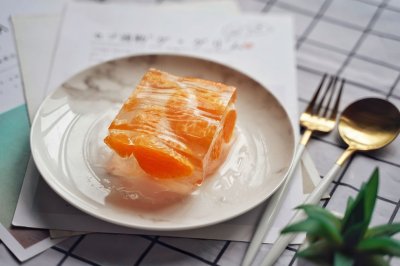 水晶橘子果冻