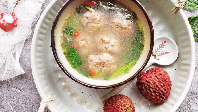 减脂牛肉丸子汤