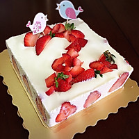 草莓慕斯蛋糕（宝宝的2周岁惊喜）的做法图解13