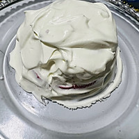 甜品爱好者必看｜网红版红丝绒车厘子蛋糕的做法图解16