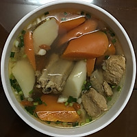 山药胡萝卜排骨汤的做法图解1