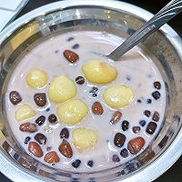 暖心暖胃奶香红豆丸子汤的做法图解7
