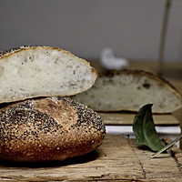 高水分法式乡村面包（无糖、手揉省时低温发酵）的做法图解18