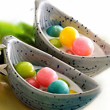 泰式五彩奶香软糯小圆子