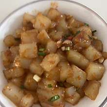 #刘畊宏女孩减脂饮食#凉拌米豆腐、也可称之为凉粉、酸辣可口