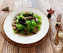 香菇油菜的做法