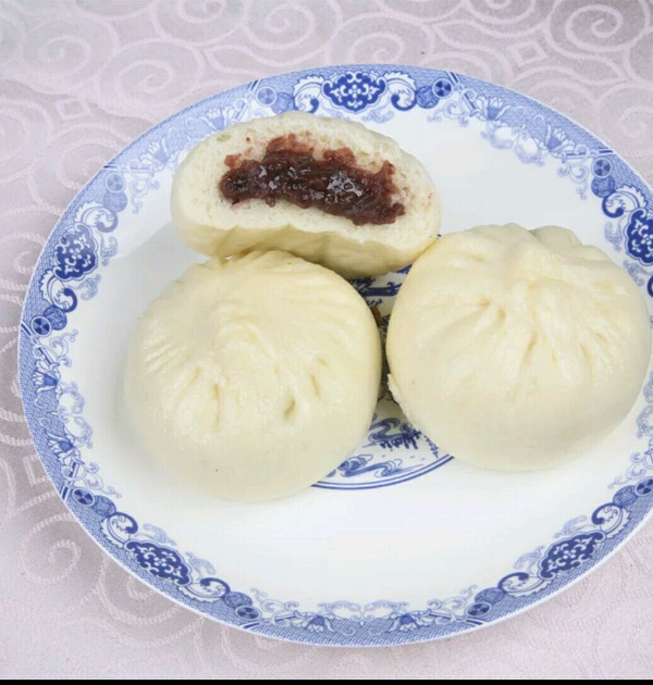 自制放心豆沙包