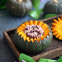 红豆糯米蒸南瓜的做法图解9