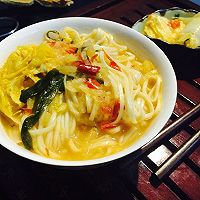 韩式泡菜面条汤的做法图解7