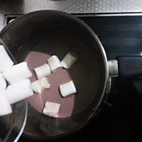 巧克力布丁～棉花糖的做法图解5