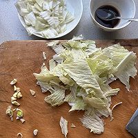 第一次做没有辣椒的醋熘白菜的做法图解1