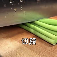 手撕蒜苔的做法图解4