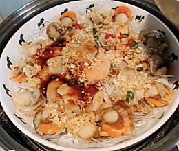 蒜蓉粉丝蒸扇贝的做法