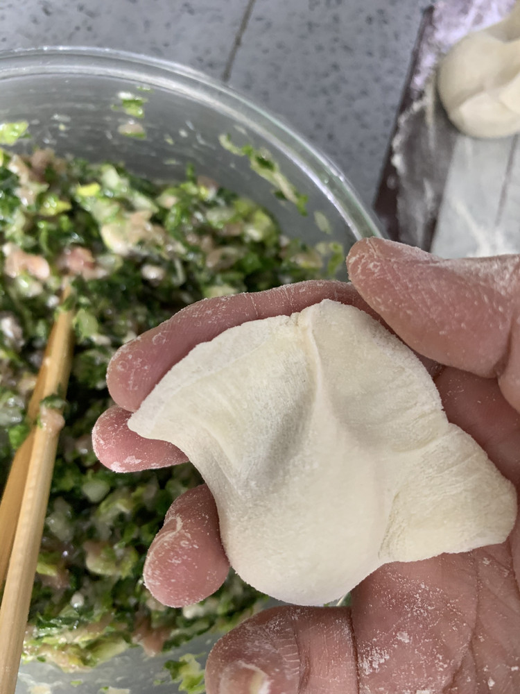 快菜馅饺子的做法