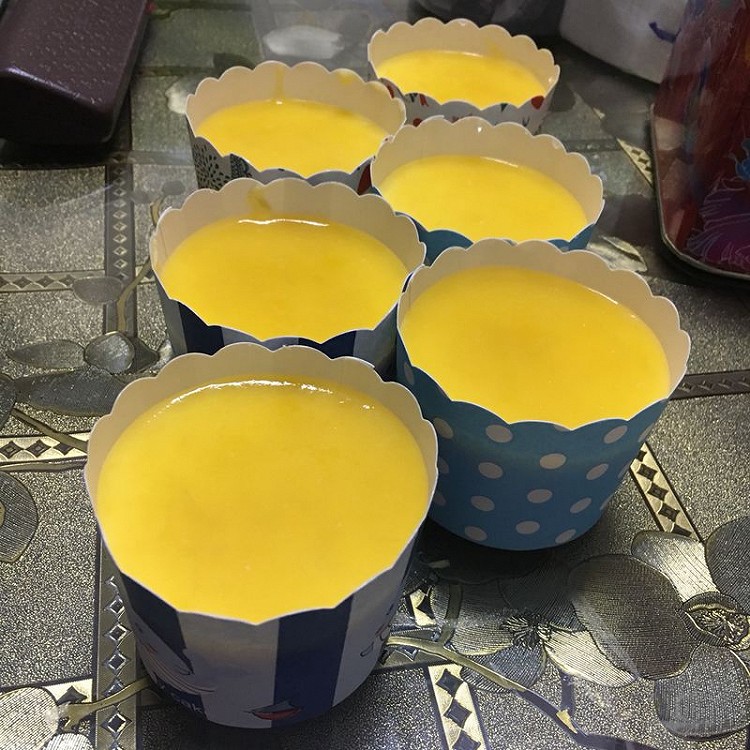 芒果慕斯纸杯版的做法
