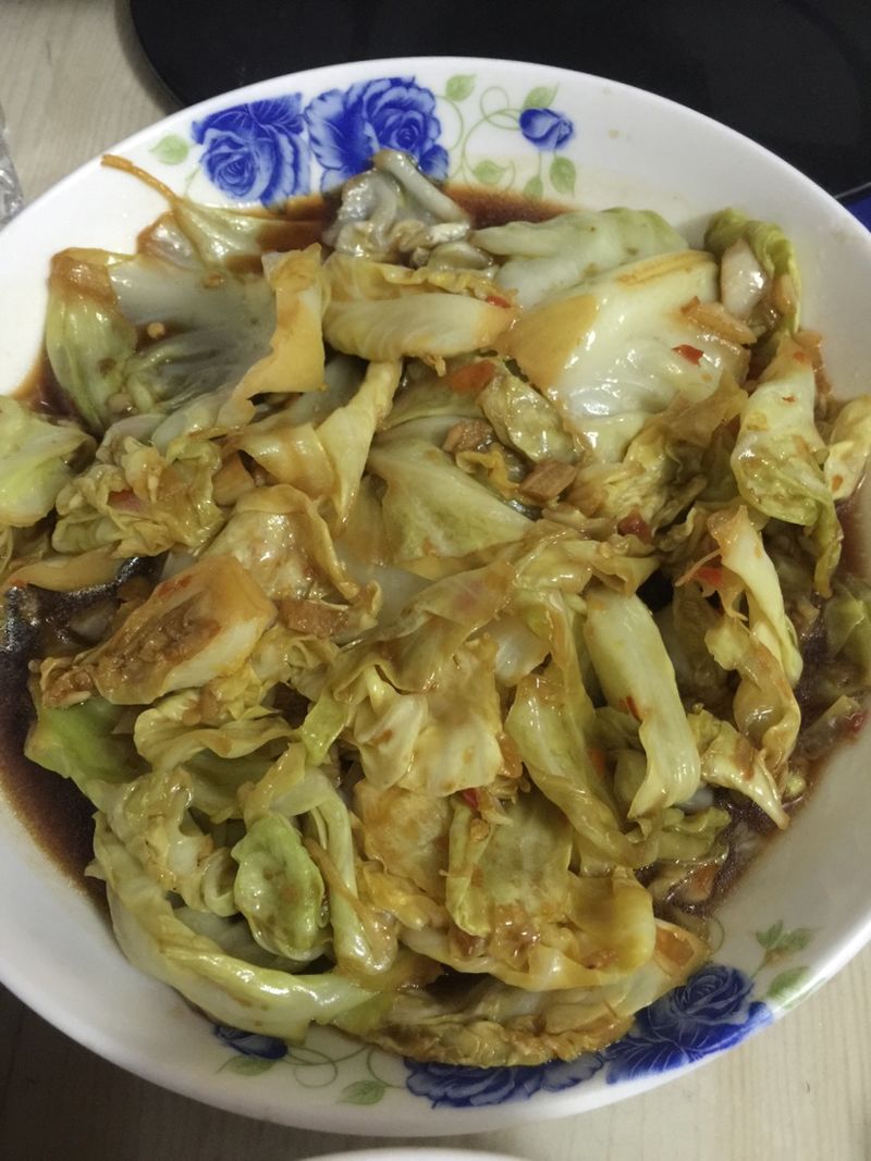 手撕酸辣包菜