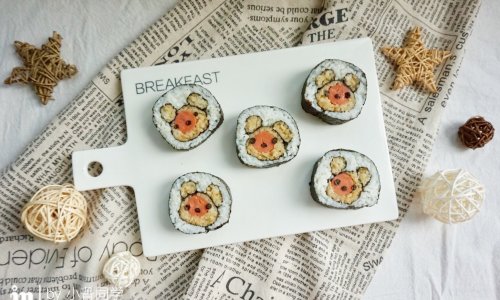 可爱小熊寿司#快乐宝宝餐#的做法