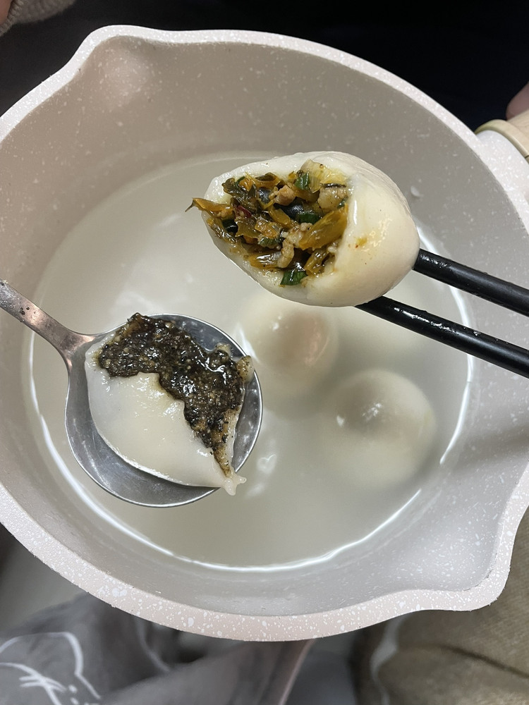 咸汤圆的做法
