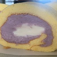 #让宝贝爱上每一顿饭# 【丑丑芋泥奶冻卷】的做法图解11