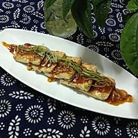 蒜香煎豆腐的做法图解4