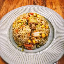 黄金虾仁炒饭