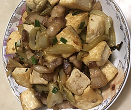 酸菜炒老豆腐的做法