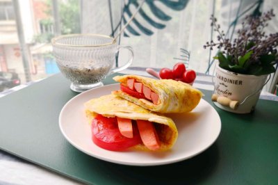 鸡蛋手抓饼