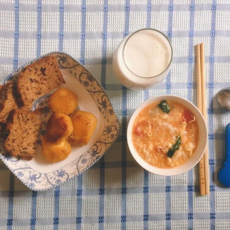 早餐疙瘩汤“神经”一上午的做法