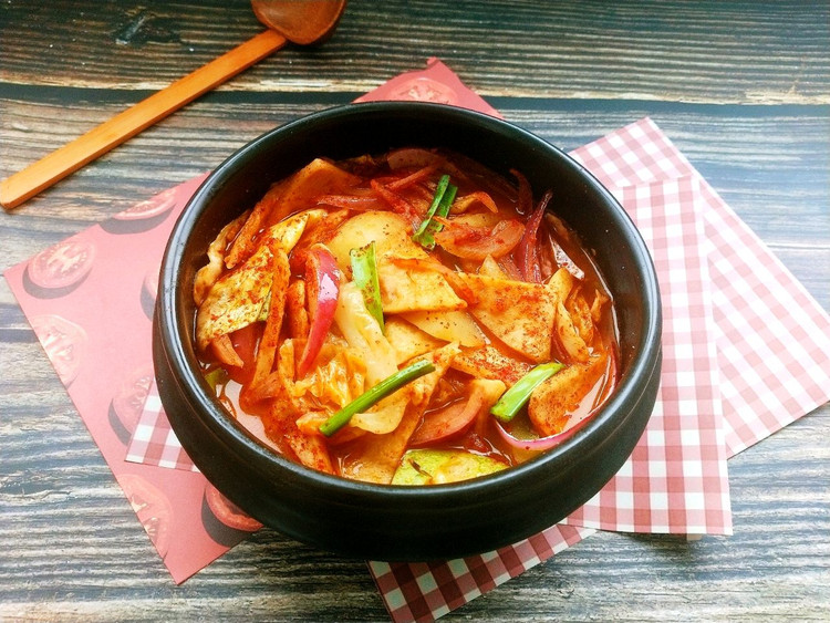 韩式鱼饼炖杂蔬的做法