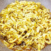 #向往的生活 就是外婆乡#夏日开胃菜咸菜炒百叶的做法图解4