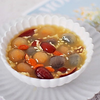 红枣枸杞酒酿汤圆的做法图解10