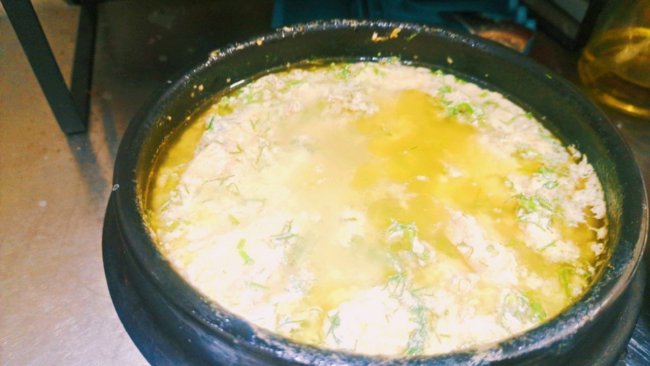 云南菜-茴香肉饼包浆豆腐汤的做法