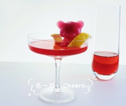 #莓语健康日记#粉红大都会｜自调鸡尾酒的做法