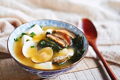 润五脏日式文蛤味噌汤