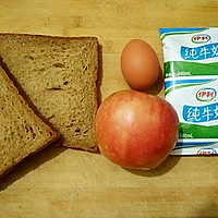 吐司翻转苹果派（平底锅无油版）的做法图解1