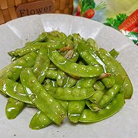 #加油 阿根廷#清炒荷兰豆的做法图解8