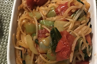素菜炒饼