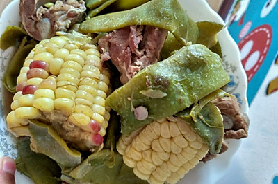排骨豆角玉米