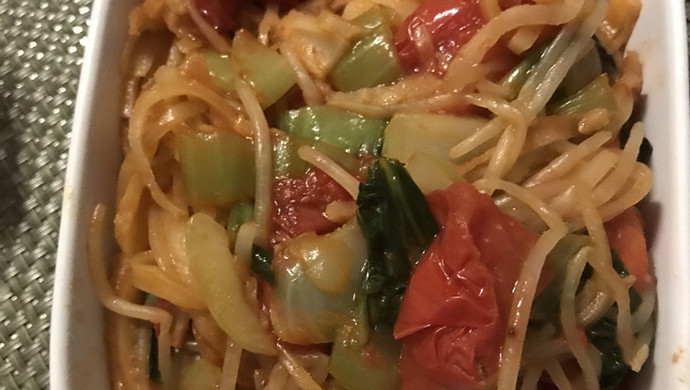素菜炒饼