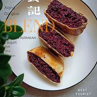 复刻的炼奶网红紫米饼的做法图解19