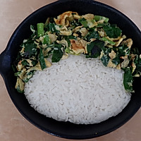 卡通餐—韭菜炒蛋娃娃饭的做法图解4