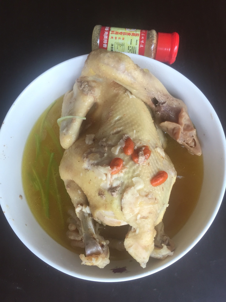盐焗料炖咸鸡的做法