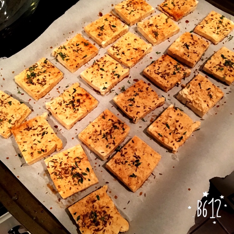 【蛋白质】健康美味烤豆腐的做法图解4