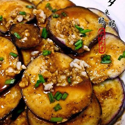 蒜蓉麻酱蒸茄子