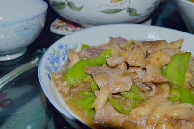 肉片平菇