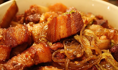 猪肉白菜炖粉条子的做法
