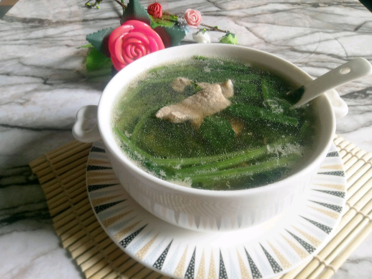 菠菜瘦肉汤的做法