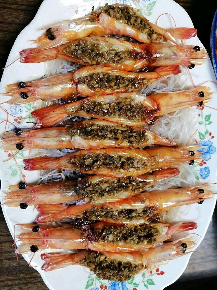 蒜蓉粉丝大虾的做法
