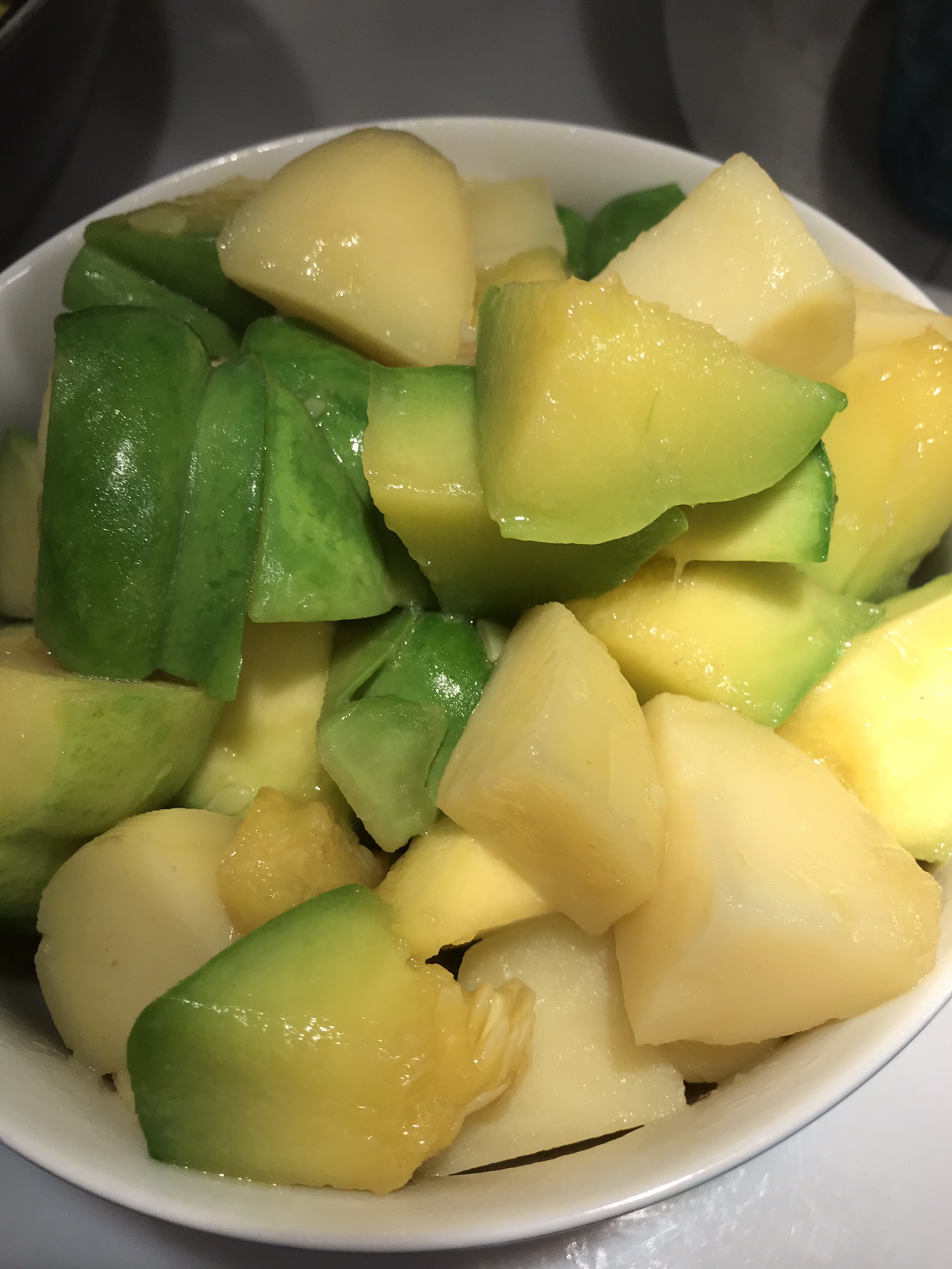 Stewed melon