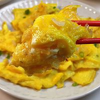 #我的女神“饭”儿#广式家常菜｜瑶柱丝煎滑蛋好香好好吃的做法图解5